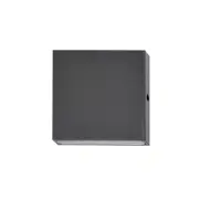 Pillar Light Fixed 12V 3W Square Black 3000K IP65 Flush Mount 300LM