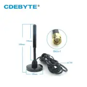 4G/LTE 6.0dBi High Gain Copper Rod Sucker Antenna Resistance SMA-J Interface
