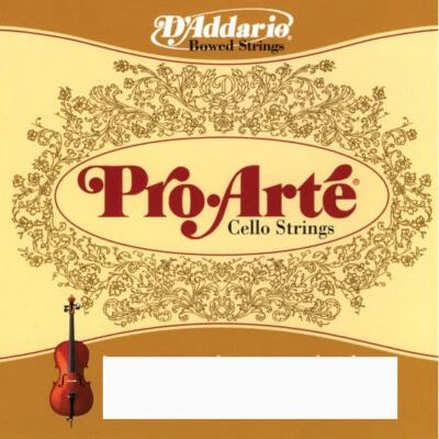 D' Addario Pro-Arte Cello String Set 3/4 Medium