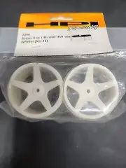HPI # 2250 Super Star Off-Road Rear Wheel (White) RC-10