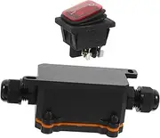 WHAMVOX Outdoor Start Stops Switch Waterproof Inline 12v-24v Power Switch Electric Cord Toggle for Truck