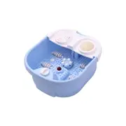 Wellcare 300W Massaging Foot Spa w/ In Built Heating And Shiatsu Roller Blue