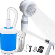 Rechargeable Adjustable Flow Camping Shower Pump Travel for