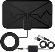 4K Digital Indoor TV Antenna with Signal Amplifier DVB-T HD TV Digital Antenna for More Channels