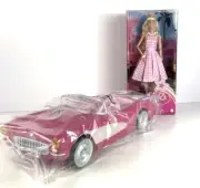 Barbie Movie - AMC Corvette Popcorn Bucket & Doll In Hand