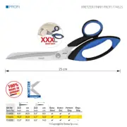 KRETZER FINNY PROFI 774525 TAILOR'S SCISSORS LENGTH 10"/25