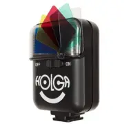 Holga Electronic Flash w/ Built-in Color Filters for Lomography Diana mini/Plus