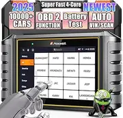 2025 FOXWELL Scanner NT706 OBD2 Scanner Diagnostic Tool with Check Engine/ABS/SRS(Airbag Scanner)/Transmission,Car Code Readers & Scan Tools with Battery Test, Free Update, English/Spanish Ver.