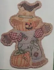 Chickadee Hollow Designs Scare E Crow Embroidery Kit Vintage Autumn 11