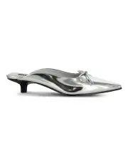 [Senso] Fenton II Mules in Silver