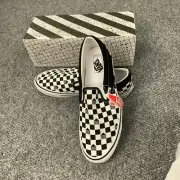 Vans Classic Slip-O DSM Checkerboard Sneakers Mens Size 12 Black/White