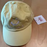NWT UPTOWN HIPPIE ADAMS SCOTTSDALE YELLOW LEATHER STRAP HAT