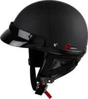 Redbike RB-520, open face helmet , color: Matt-Black , size: M
