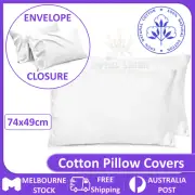 8PCS 2200TC Pillow Cases Hotel Quality Pillowcase Soft Cover Standard Queen King