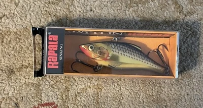 Rattlin Rapala RNR-7SG Silver/Gold 2-3/4” 1/2oz Sinking Made In Ireland