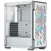 Corsair iCUE 220T RGB Smart Tempered Glass Mid-Tower ATX Case - White
