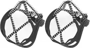 XIASABA 1 Pair Outdoor Traction Spring Spike Shoe Cover for Snow Climbing Mountaineering