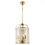CLOVELLY Ceiling Lantern 3 Lights Gold - CLOV3PGLD