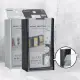 【一品川流】日本製inomata冰箱門邊磁吸式有蓋收納盒-長形-3入