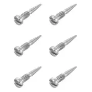 6pcs 2mm x 1.2mm x 7mm Glasses Screw Replacement Part Frame Spring Hinge