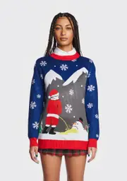 [Tipsy Elves] Melting Snowman Ugly Christmas Sweater