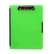 Dexas Slimcase Clipboard Side Open Neon Green