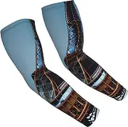 [FSCEV] Paris Eiffel Tower Sun Protection Arm Sleeves Outdoor Essentials Cooling Compression Golf Hiking Cycling