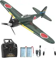 VOLANTEXRC 4-CH RC Plane Remote Control Airplane Ready to Fly Zero Fighter Radio Controlled Aircraft for Beginners(761-15 RTF)