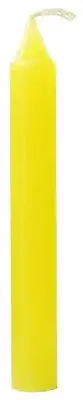 SPELL & RITUAL YELLOW/AMARILLO CANDLES 6" X ¾” (WICCA, PAGAN &, MAGICK)
