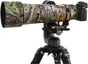 ROLANPRO Waterproof Lens Camouflage Coat for Nikon Z 180-600mm F/5.6-6.3 VR Rain Cover Lens Protective Sleeve Guns Case Clothing (#17 Jungle Waterproof)