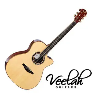 Veelah V6 OMC 民謠吉他 40吋 面背單 雲杉面板 玫瑰木背板 - 【他,在旅行】