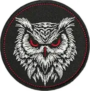 [Uixxducc] Tactical Owl Patch Cute Hook and Loop Patch Armband Morale Military Applique Patches for Backpacks, Jackets, Hats, Vests, Helmets