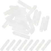 uxcell 2.8x25mm (IDxL) Rubber End Caps, 16 PCS Rubber Caps High Temp Tips Screw Silicone Flexible Thread Protector for Pipes Screw Blots Tube Fishing Jigs