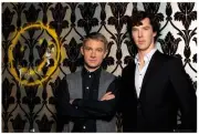 BBC ~ SHERLOCK ~ GRAFFITI SMILEY FACE ~ 24x36 POSTER ~ NEW