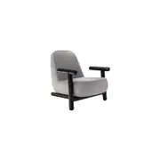 George Oliver Grey Fabric Armchair Single Sofa QH-B13