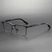 Designer Reading Glasses Square Readers Glasses Pure Titanium +0.5~6.0