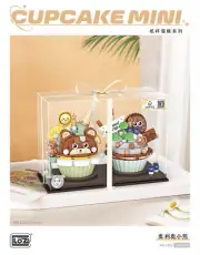 Oreo Cookies Biscuits Teddy Bear Cake Dessert Building Blocks Set Gift Kids