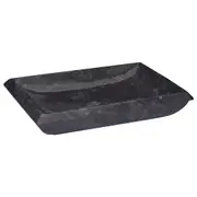 Sink Black 50x35x10 cm Marble vidaXL