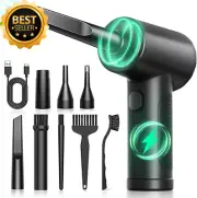 140,000RPM Cordless Compressed Air Duster, Rechargeable, Keyboard Cleaner