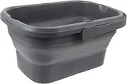 YARNOW Collapsible Water Bucket Multi Functional Picnic Container Durable Outdoor Camping Water Carrier Storage Box for Hiking Fishing Garden Travel and Home Use
