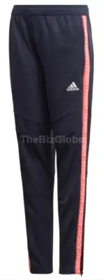 Adidas Boys Tiro 19 Aeroready Track Pants Tech Ink/Signal Pink Size Medium