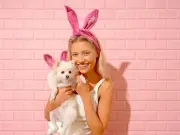 PINK GINGER Bunnyband Terry Towel Headband Facial Spa Skin Care Application