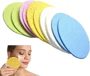 Face Wash Sponges | Facial Sponges Compressed Natural Cellulose Sponge - 10 Count Facial Supplies Reusable Face Pads for Personal Spa Esthetician