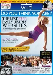 Who Do You Think You Are? Magazine August 2024 Best Free Family History Websites