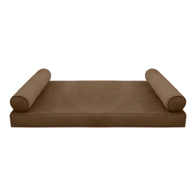 STYLE V5 TwinXL Velvet Pipe Trim Indoor Daybed Mattress Pillow |COVER ONLY|AD308