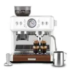 Coffee Maker with Grinder, Dual-Boiler & Temperature Adjustable Espresso