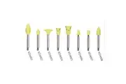 Kenda Composite Microfill Pre-Polishing, No. 4003, 10 x 2mm, Disc, Right Angle, Yellow, 6/Pack