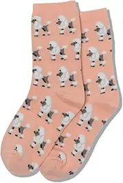 [Hot Sox] Kids' Fun Animal Crew Socks-1 Pair Pack-Cool & Cute Gifts for Boys & Girls