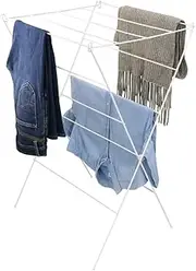 BoxSweden 87cm 12 Rails Foldable Wire Clothes/Laundry Airer Drying Hanger Rack
