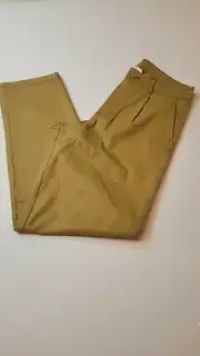 ASOS COLLUSION Men balloon leg twill pants in beige co-ord W 30 L 32 NWT